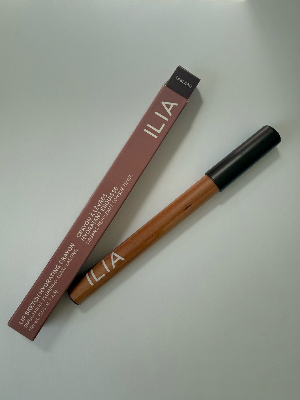 ILIA Lip Sketch Hydrating Crayon Shade:Tableau (Rich Brown) - NEW